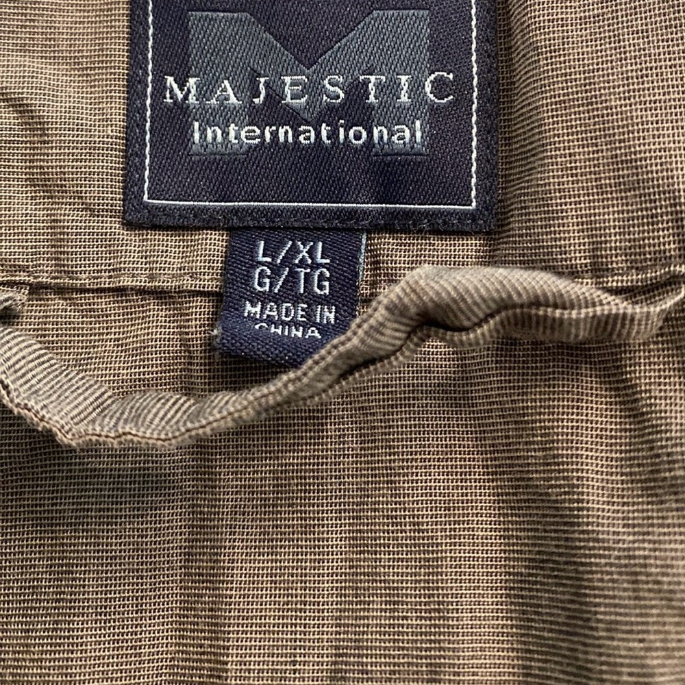 Majestic International Charcoal Gray Night Shirt - Picture 7 of 9